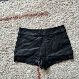 Short Pleather Shorts